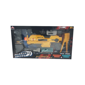 اسباب بازی تفنگ مسلسل رگباری باتری خور BLASTER SHOTS-اسباب بازی تفنگ